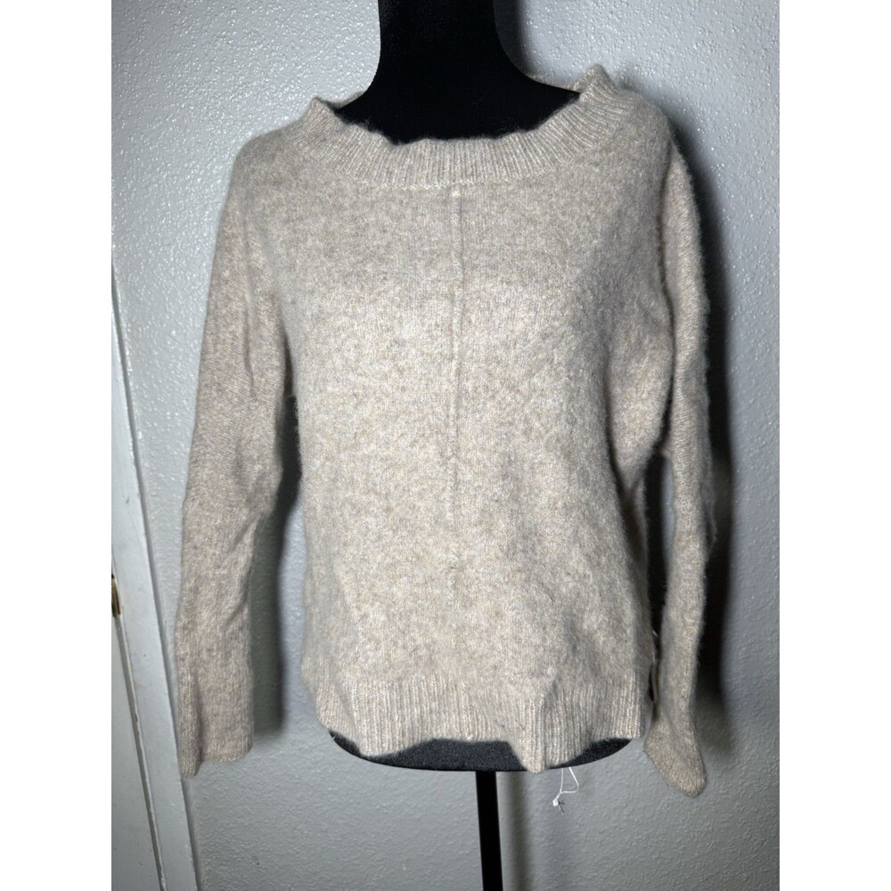 New Scotland 100% Cashmere Sweater Women’s Size M Beige Pullover Knit